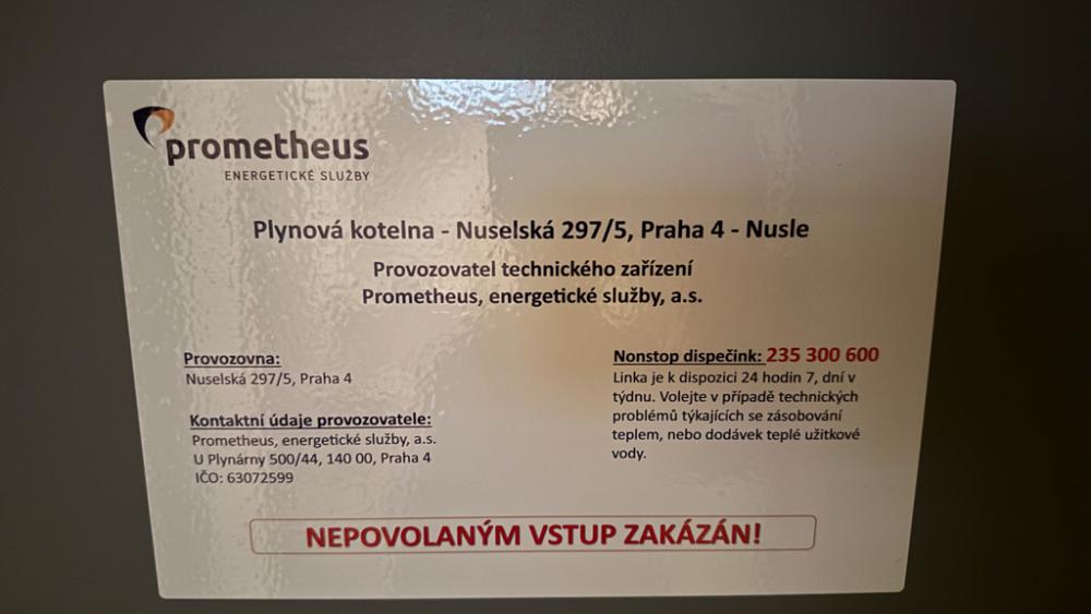 Plynová kotelna Nuselská 297